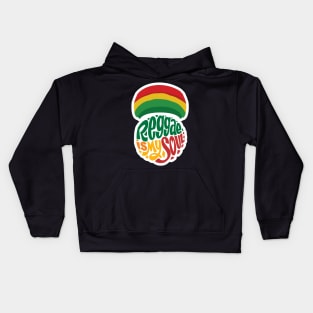 Reggae is my soul Kids Hoodie